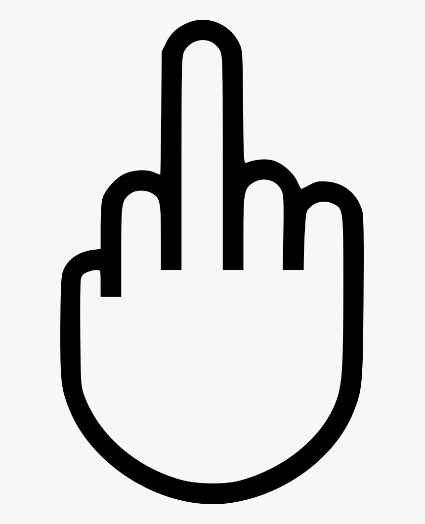 Fuck Off Fuck You Middle Finger - Fuck You Icon Png, Transparent Png, Free Download