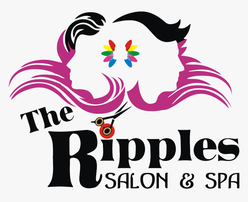Ripples Salon&spa - Beauty Salon Salon And Barber Shop Logo, HD Png Download, Free Download