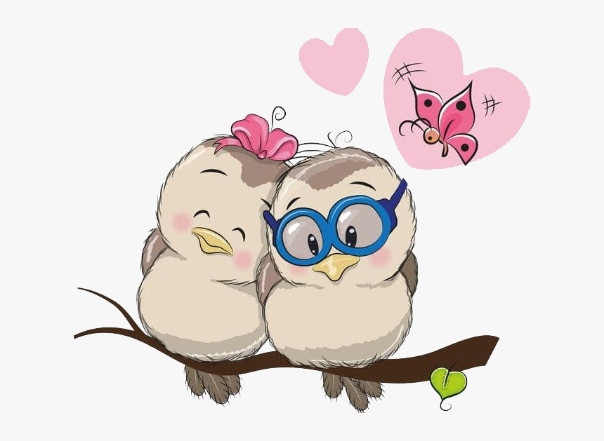 Cute Animal Cartoon Love, HD Png Download, Free Download