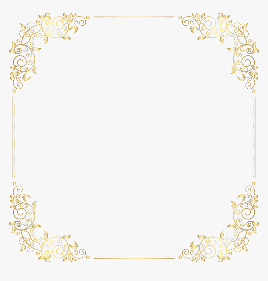 Deco Border Frame Png Clip Art , Png Download, Transparent Png, Free Download