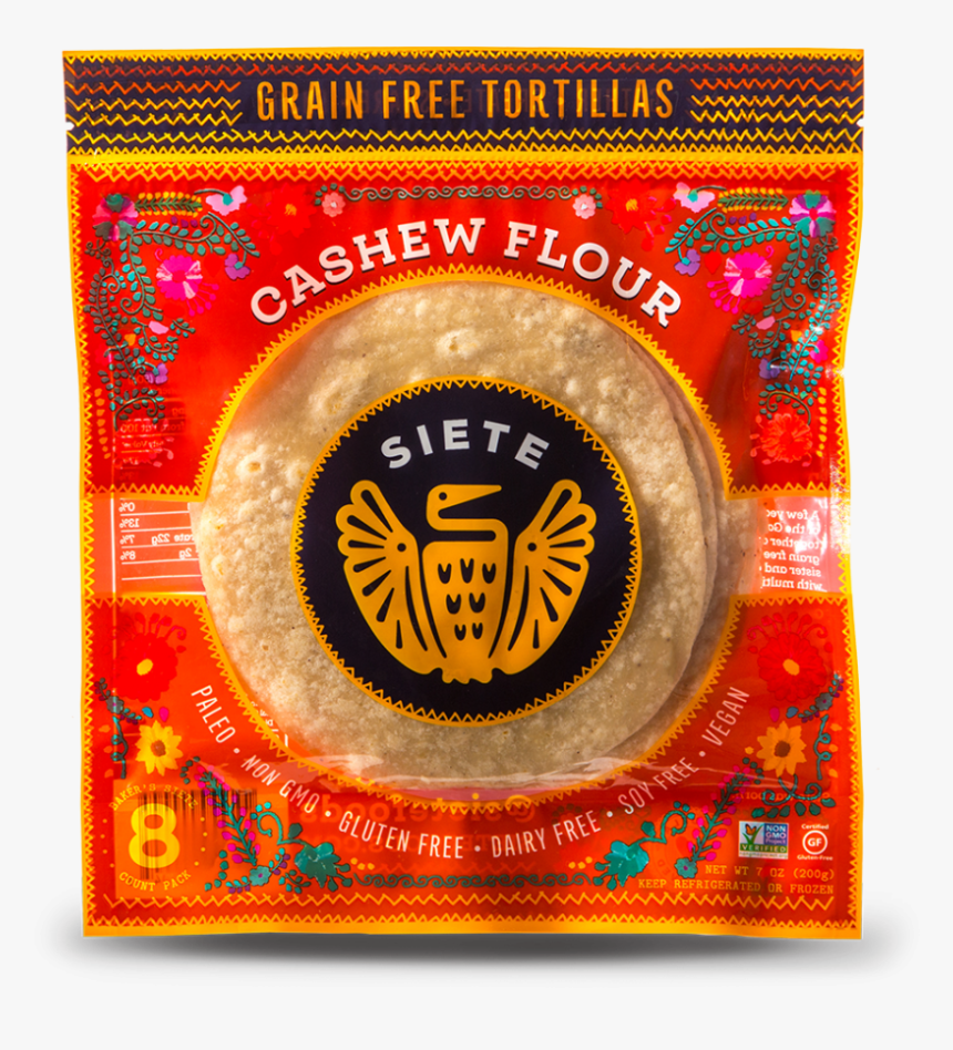 Cashew Flour Tortillas - Siete Tortillas, HD Png Download, Free Download