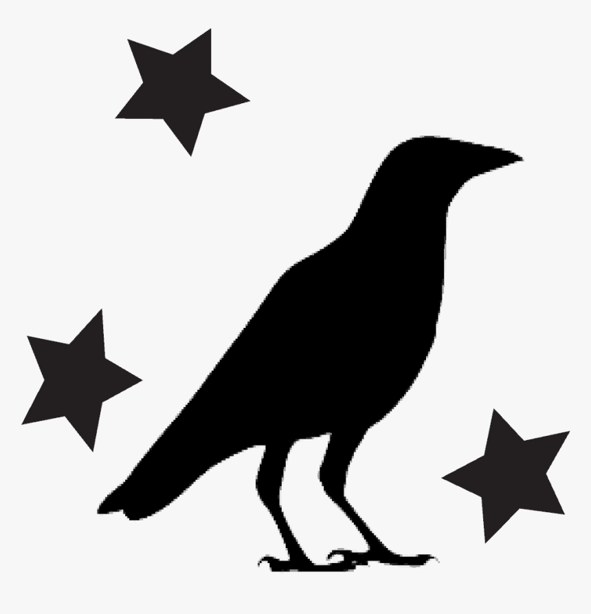 Crow Clipart Primitive - Outline Picture Of Crow, HD Png Download, Free Download