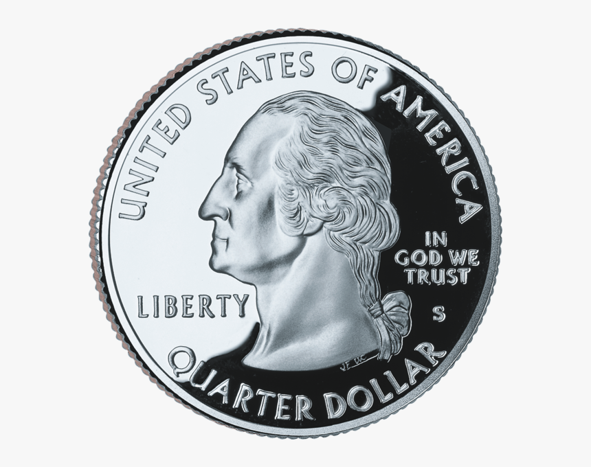 1999 Obverse Proof - Silver Coin Quarter Dollar, HD Png Download, Free Download