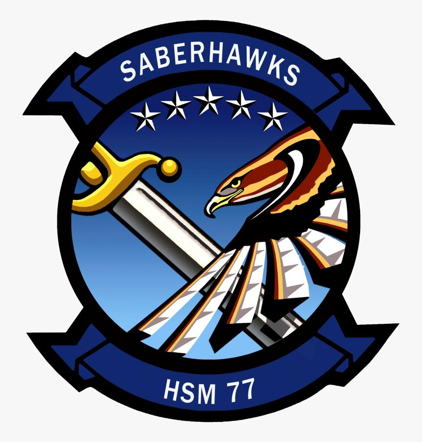 Helicopter Maritime Strike Squadron 77 Insignia, 2016 - Us Navy Hsm 77, HD Png Download, Free Download