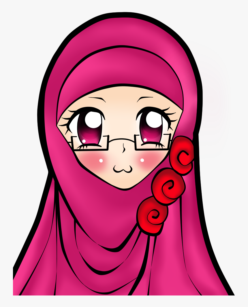 Islam Drawing Hijab Clip Transparent Library - Emoji Hijab, HD Png Download, Free Download