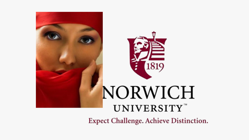 Military College Allows Muslim Woman To Wear Hijab - Norwich University Logo, HD Png Download, Free Download