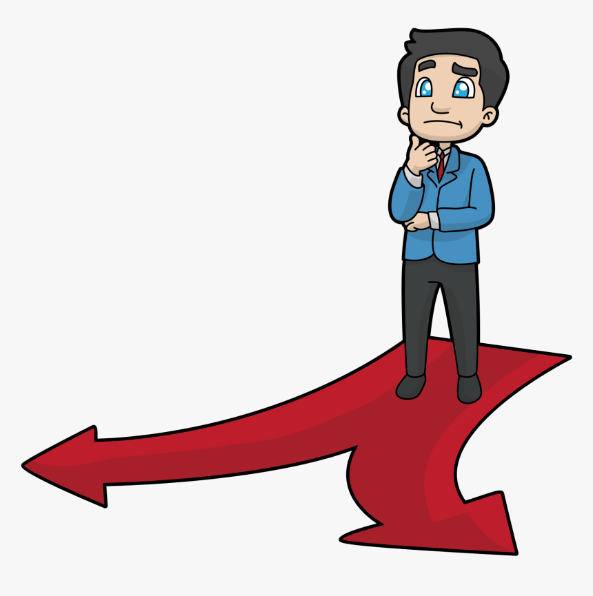 File Thinking Of Career - Cartoon Thinking Man Png, Transparent Png, Free Download