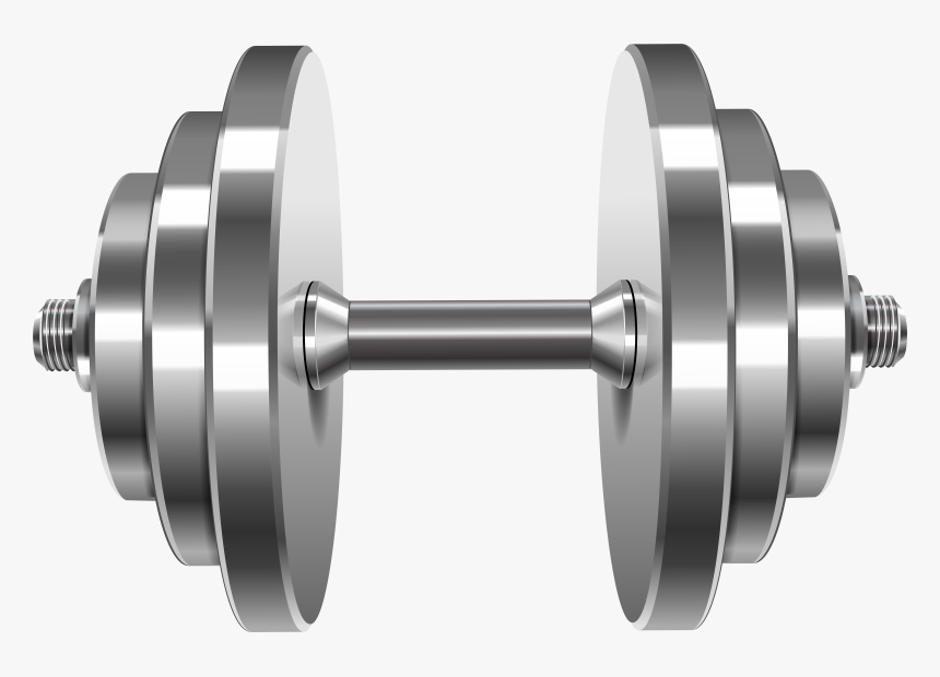 Bicycle Part,exercise Equipment,axle Part - Free Dumbbell Vector, HD Png Download, Free Download