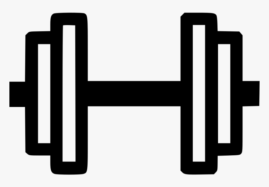 Dumbbell Icon Png - Exercise Weight Icon, Transparent Png, Free Download