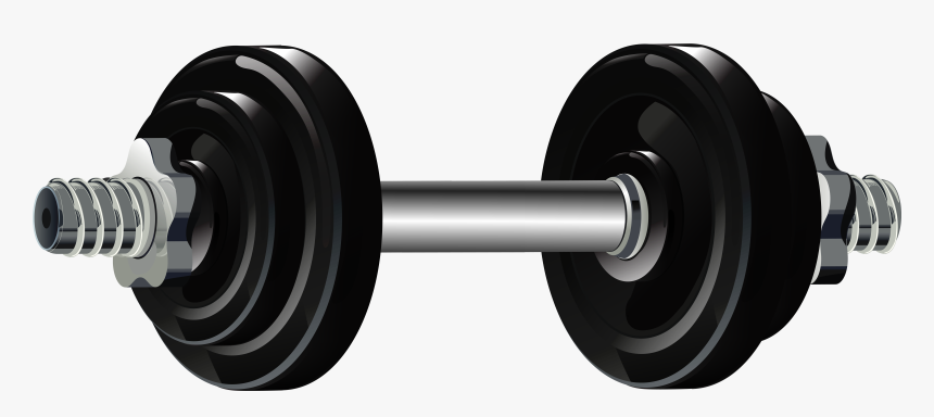 Transparent Barbell Png - Clipart Gym Dumbbell Png, Png Download, Free Download