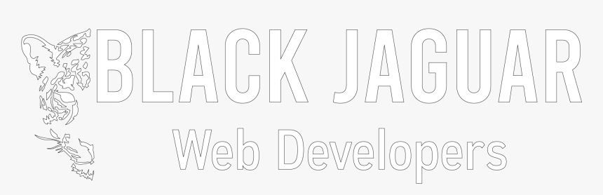 Black Jaguar Web Development - Black-and-white, HD Png Download, Free Download