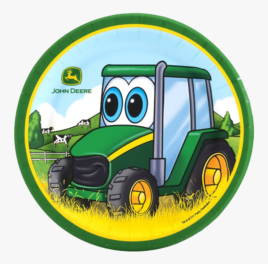 John Deere Tractor Cartoon Free Clip Art Transparent - John Deere ...