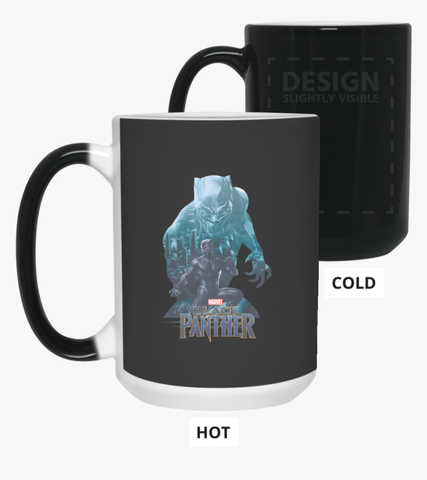 Marvel Black Panther Wakanda"s Finest Color Changing - Mug, HD Png Download, Free Download