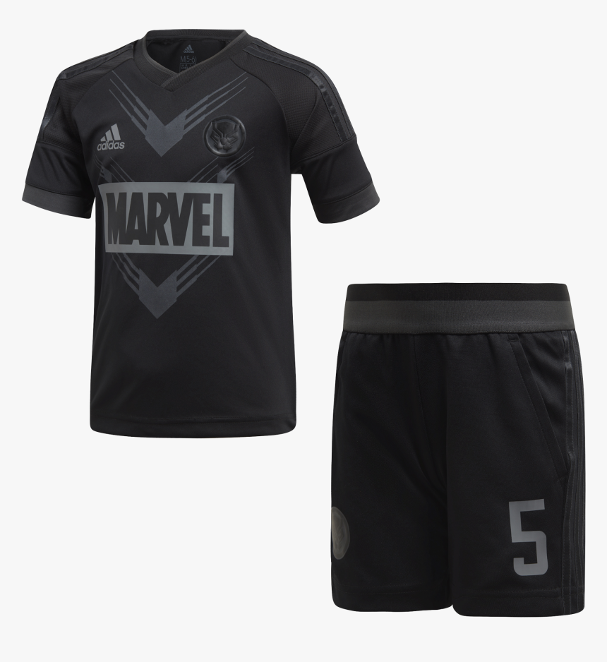 Marvel Black Panther Football Set"
 Title="marvel Black - Uniforme De Futbol Negro, HD Png Download, Free Download