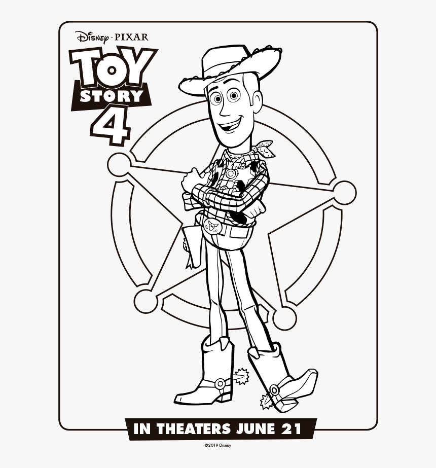 Toy Story Para Colorear, HD Png Download, Free Download