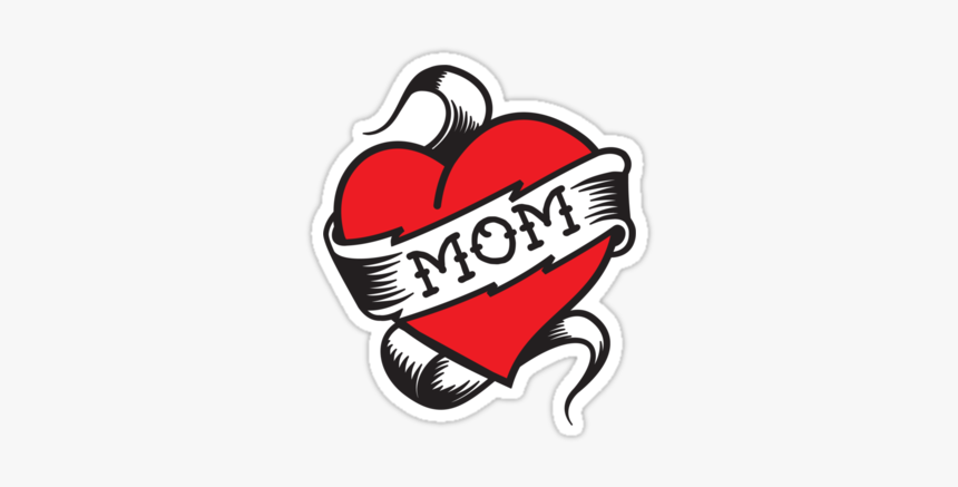 #ftestickers #tattoo #mom - Mom Heart Tattoo Png, Transparent Png, Free Download