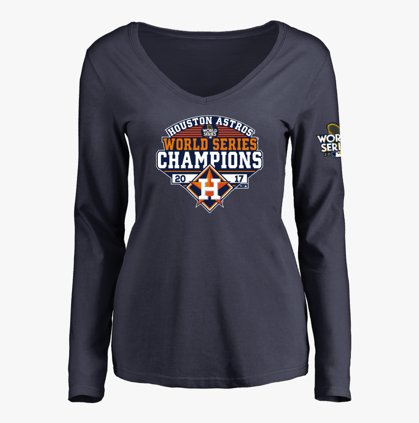 Women Astros 2017 World Series Champions Long Sleeve - World Series Championship Shirt, HD Png Download, Free Download