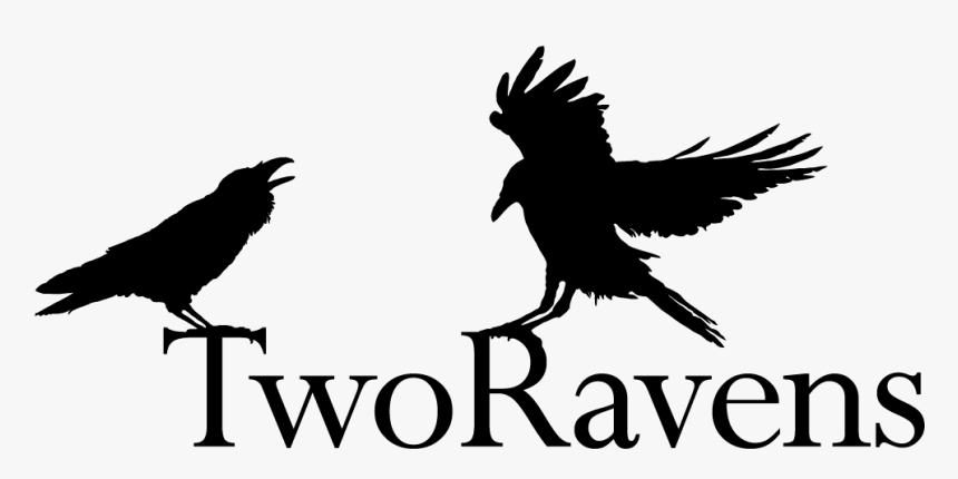 Transparent Ravens Png - Two Ravens Logo, Png Download, Free Download