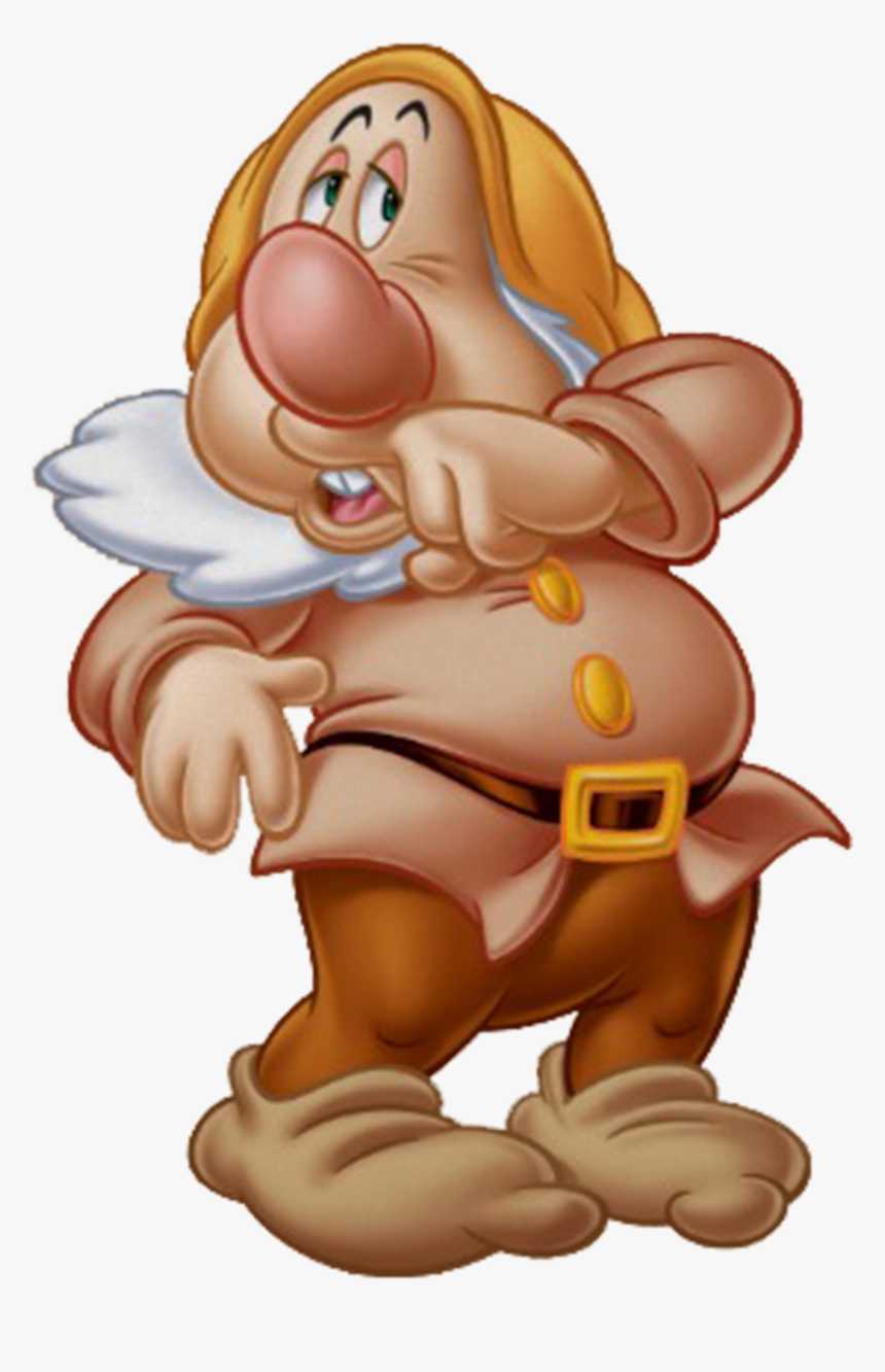 Dopey Dwarf Png - Snow White Sneezy Dwarf, Transparent Png, Free Download