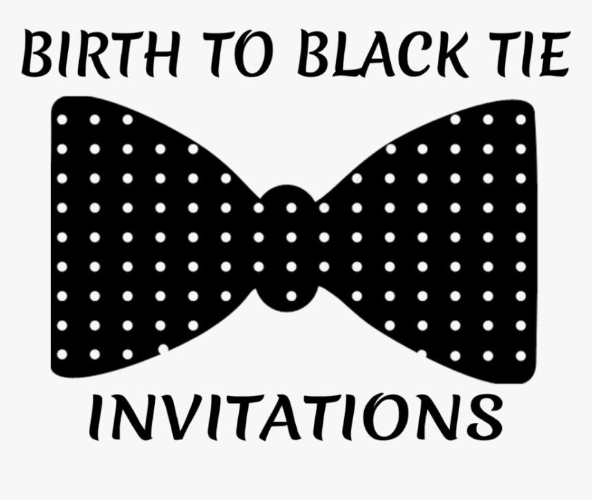 Polka Dot Bow Tie Clipart - Dot Bow Tie Clipart Black And White, HD Png Download, Free Download