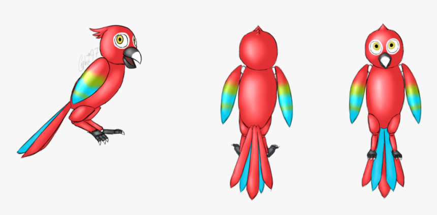 Macaw Face Transparent Images - Fnaf Mangle And Parrot, HD Png Download, Free Download