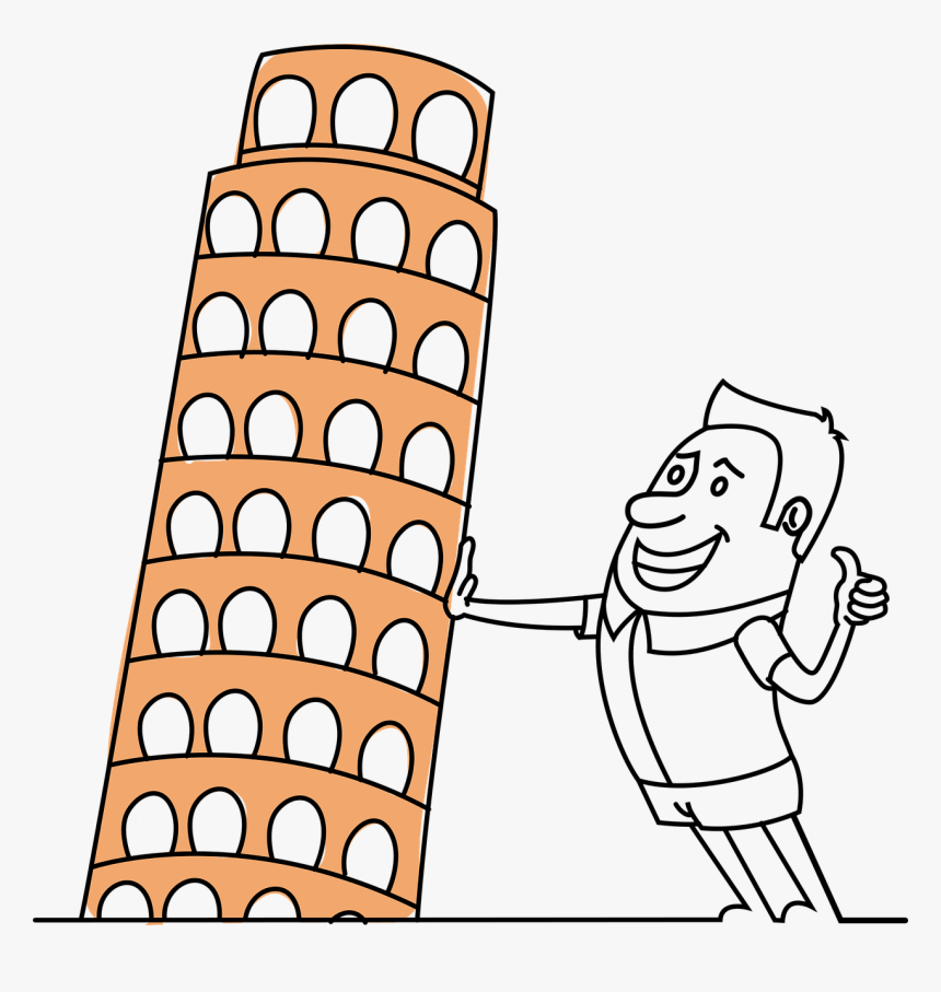Towers Clipart Leaning Tower Pisa, HD Png Download, Free Download