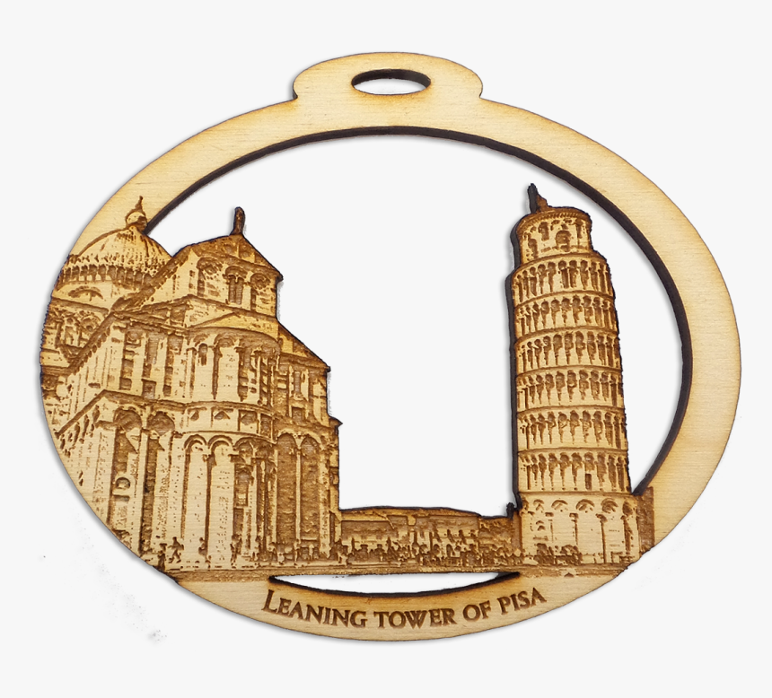 Leaning Tower Of Pisa Ornament - Badge, HD Png Download, Free Download