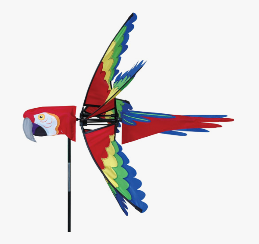 Image Of Scarlet Macaw Windgarden Spinner - Macaw, HD Png Download, Free Download