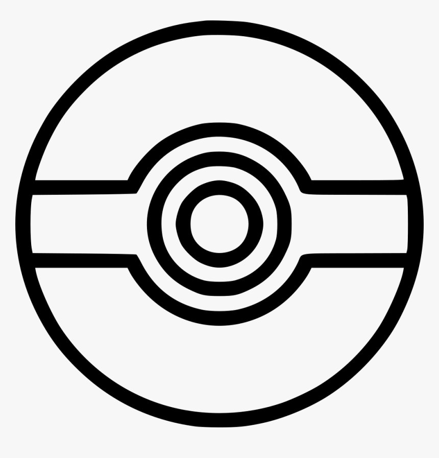 Pokemon - Blank Pokeball Coloring Page, HD Png Download, Free Download