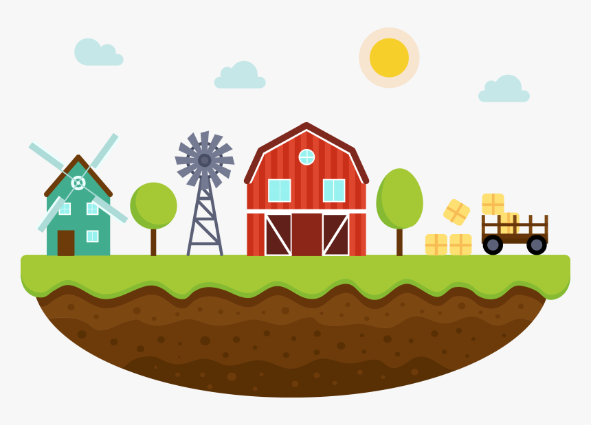 Vector Farm Png, Transparent Png, Free Download