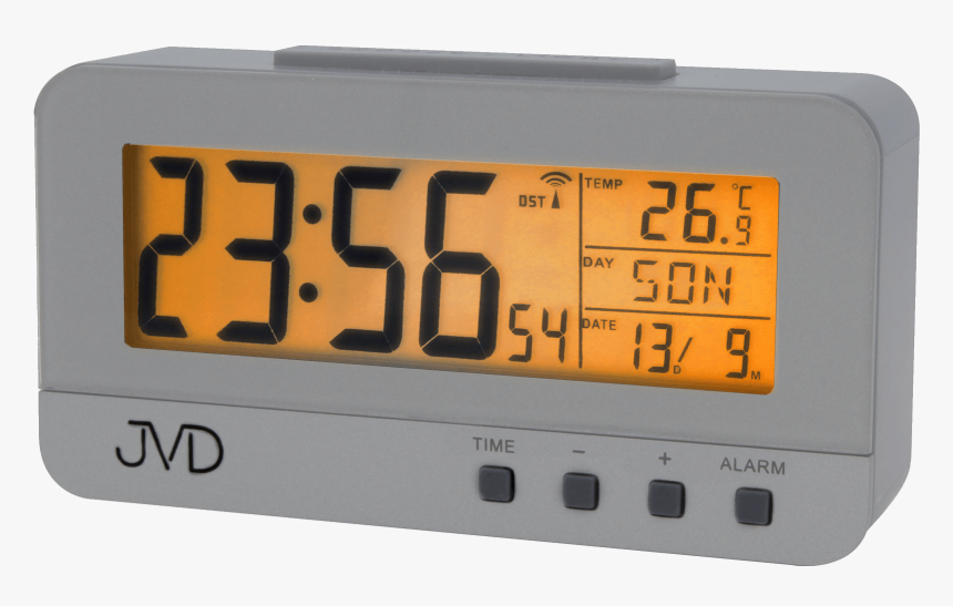 Radio Controlled Digital Alarm Clock Jvd Rb91 - Radio Clock, HD Png Download, Free Download