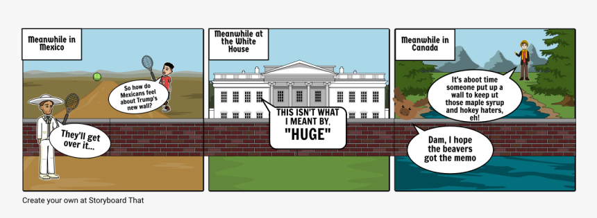 Political Cartoons Trump Storyboard, HD Png Download, Free Download