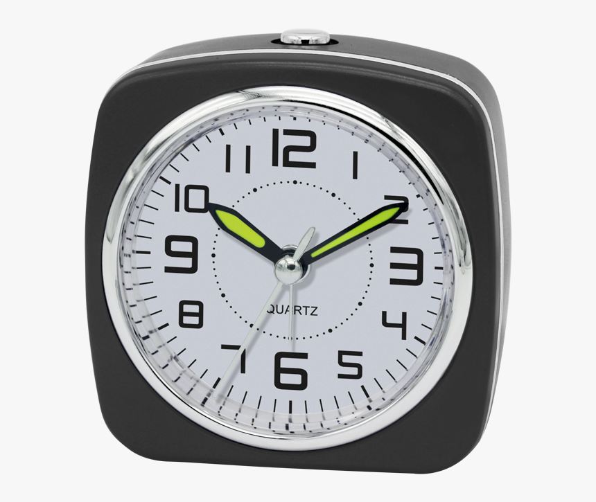Black Color Mini Size Led Light Table Alarm Clock - Analog Digital Wsll Clock, HD Png Download, Free Download