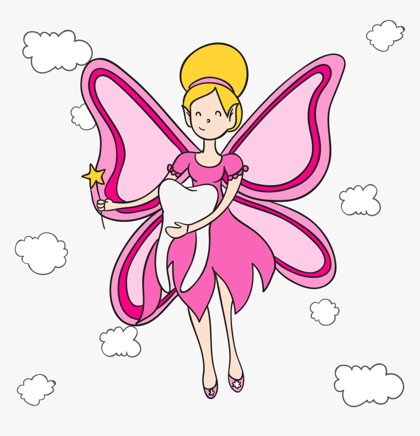 Tooth Fairy Child - Transparent Tooth Fairy Png, Png Download, Free Download