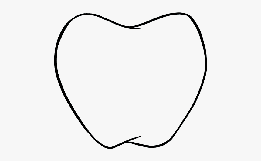 How To Draw Apple - Line Art, HD Png Download, Free Download