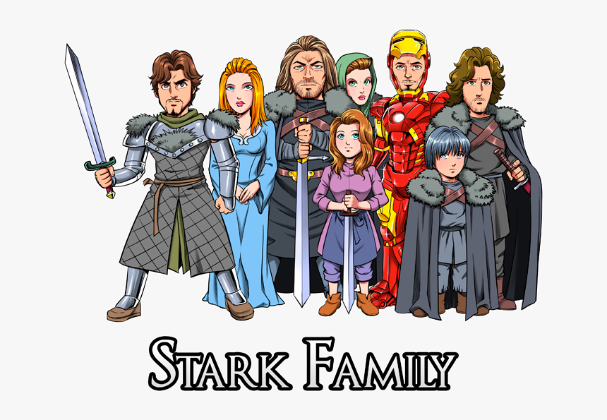 Stark Family With Tony Stark, HD Png Download, Free Download
