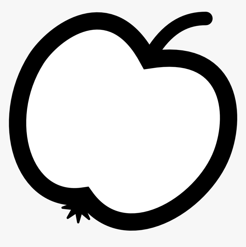 Apple Black And White School Apple Clip Art Black And - Apple Clipart Black And White, HD Png Download, Free Download