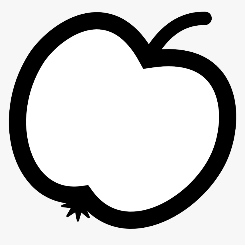 apple clip art black and white