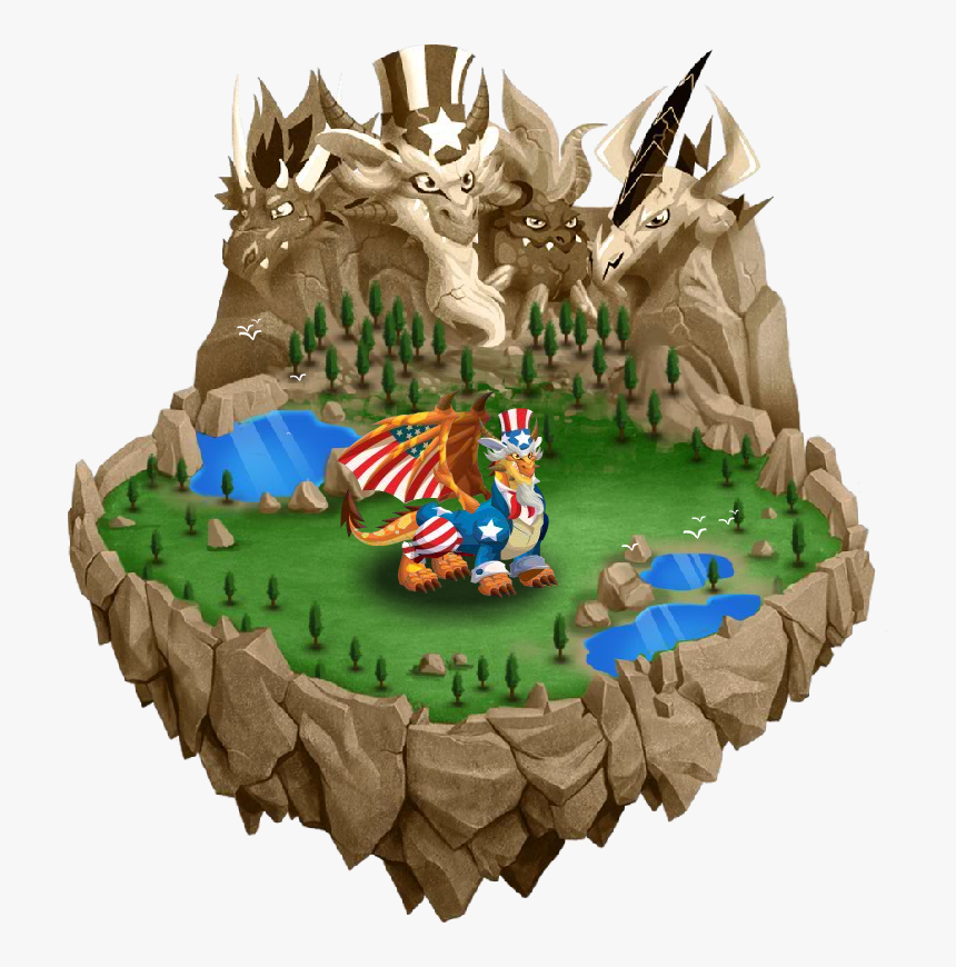 Dragon City Wiki - Uncle Sam Dragon In Dragon City, HD Png Download, Free Download