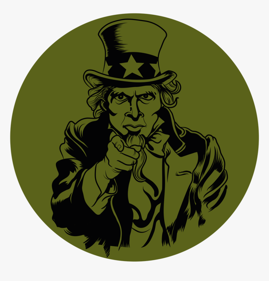 Uncle Sam Knob Sticker Clipart , Png Download - We Want You Art, Transparent Png, Free Download