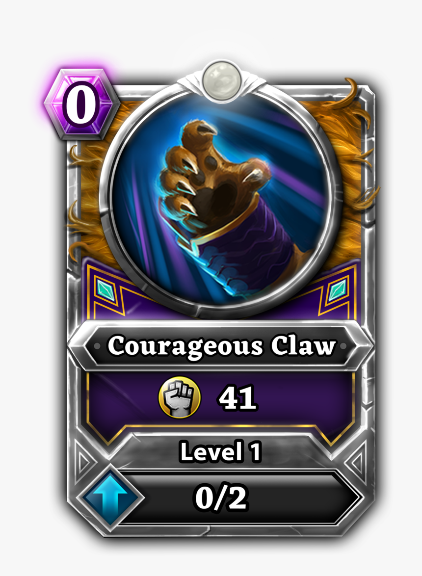 Courageous Claw Card - Portable Network Graphics, HD Png Download, Free Download