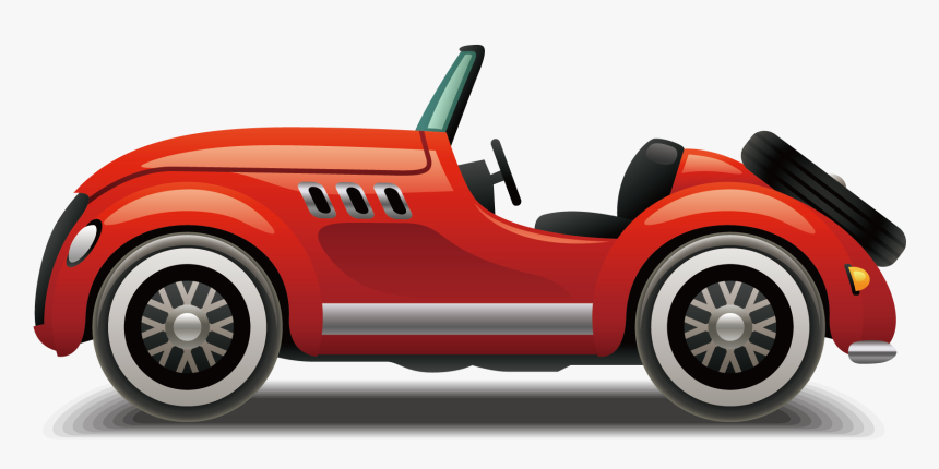 Open-top Car Sports Vector Design Automotive Clipart - Open Top Car Vector, HD Png Download, Free Download