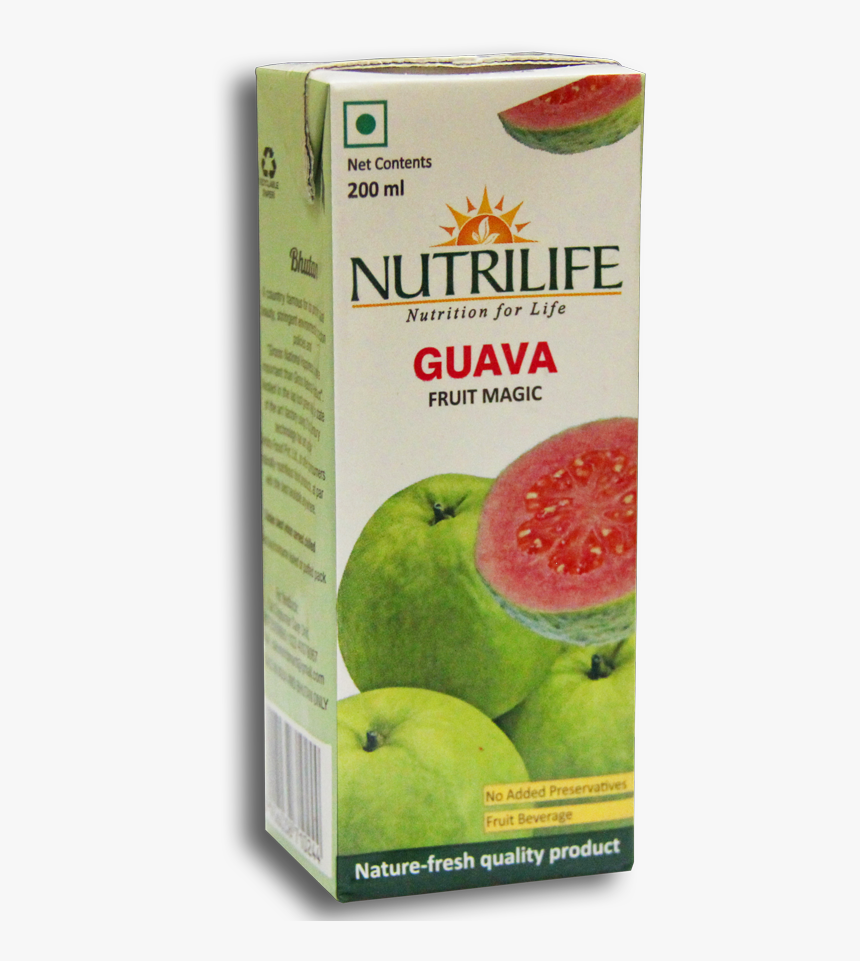 Common Guava - Nutrilife Guava Fruit Juice 200ml, HD Png Download, Free Download