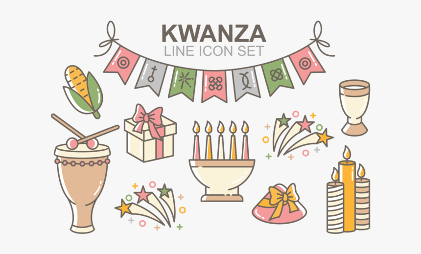 Vecteur D"icônes Kwanzaa - Kwanzaa Icons, HD Png Download, Free Download