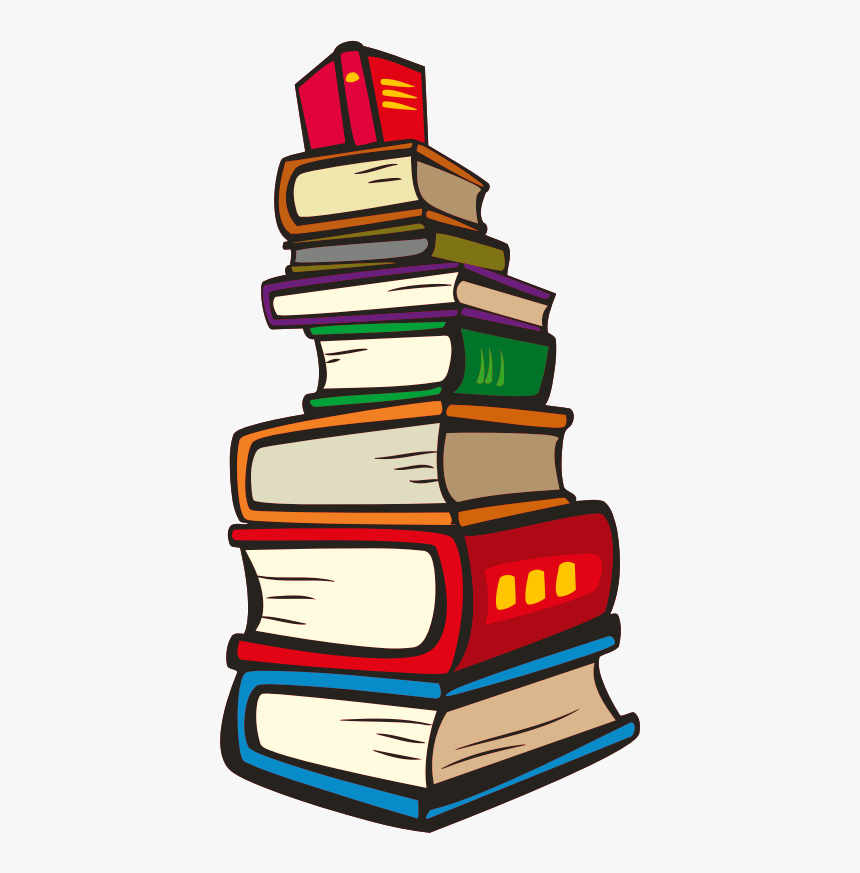 Stack Of Books - Book Reading Clipart, HD Png Download, Free Download