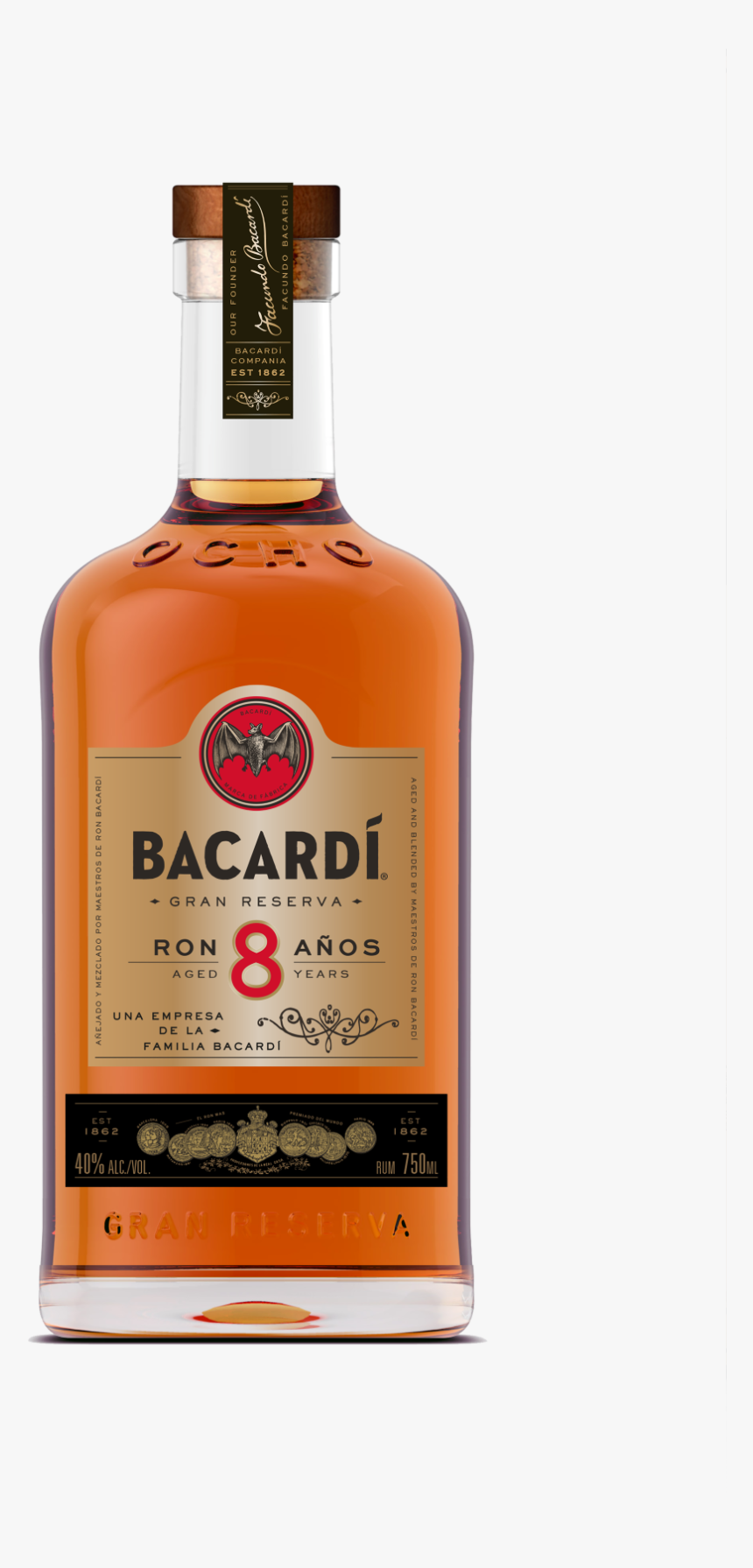 Img 0007 - Bacardi Gran Reserva 8 Anos, HD Png Download, Free Download