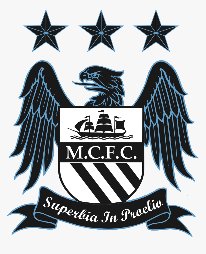 New Manchester City Logo Pictures Free Download - Man City Logo Vector, HD Png Download, Free Download