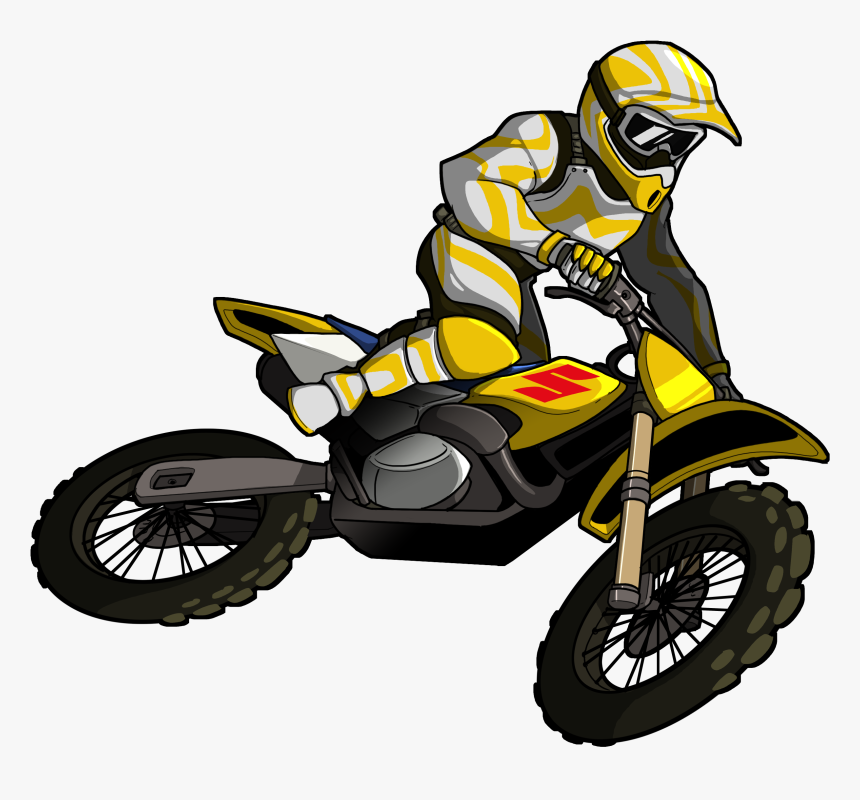 Clip Art Background Motocross - Moto Cross Em Png, Transparent Png, Free Download