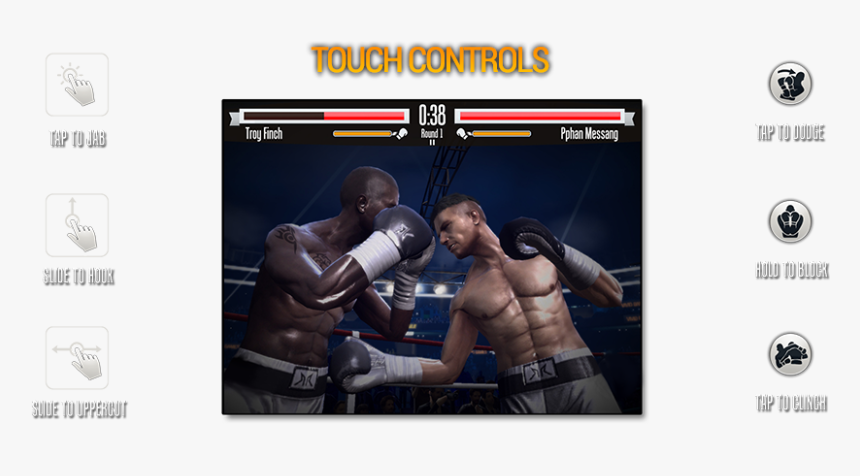 Basic Tips - Real Boxing Controls, HD Png Download, Free Download