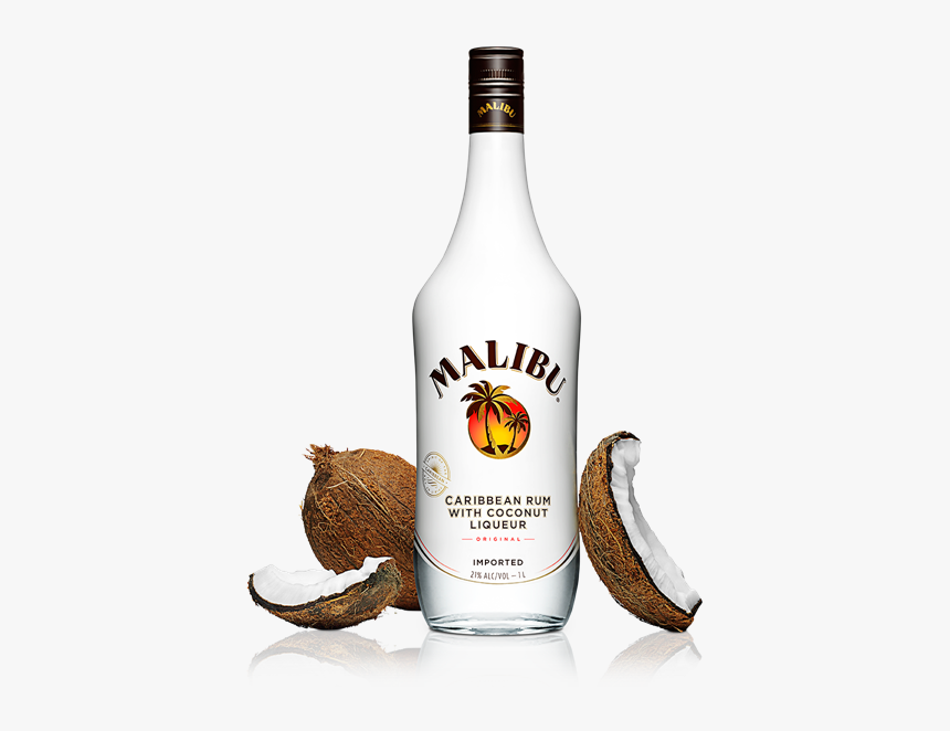 Malibu Coconut - Malibu Rum, HD Png Download, Free Download